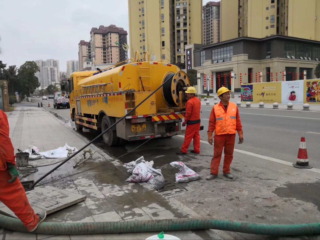 绥棱排污管道清淤-管道清洗