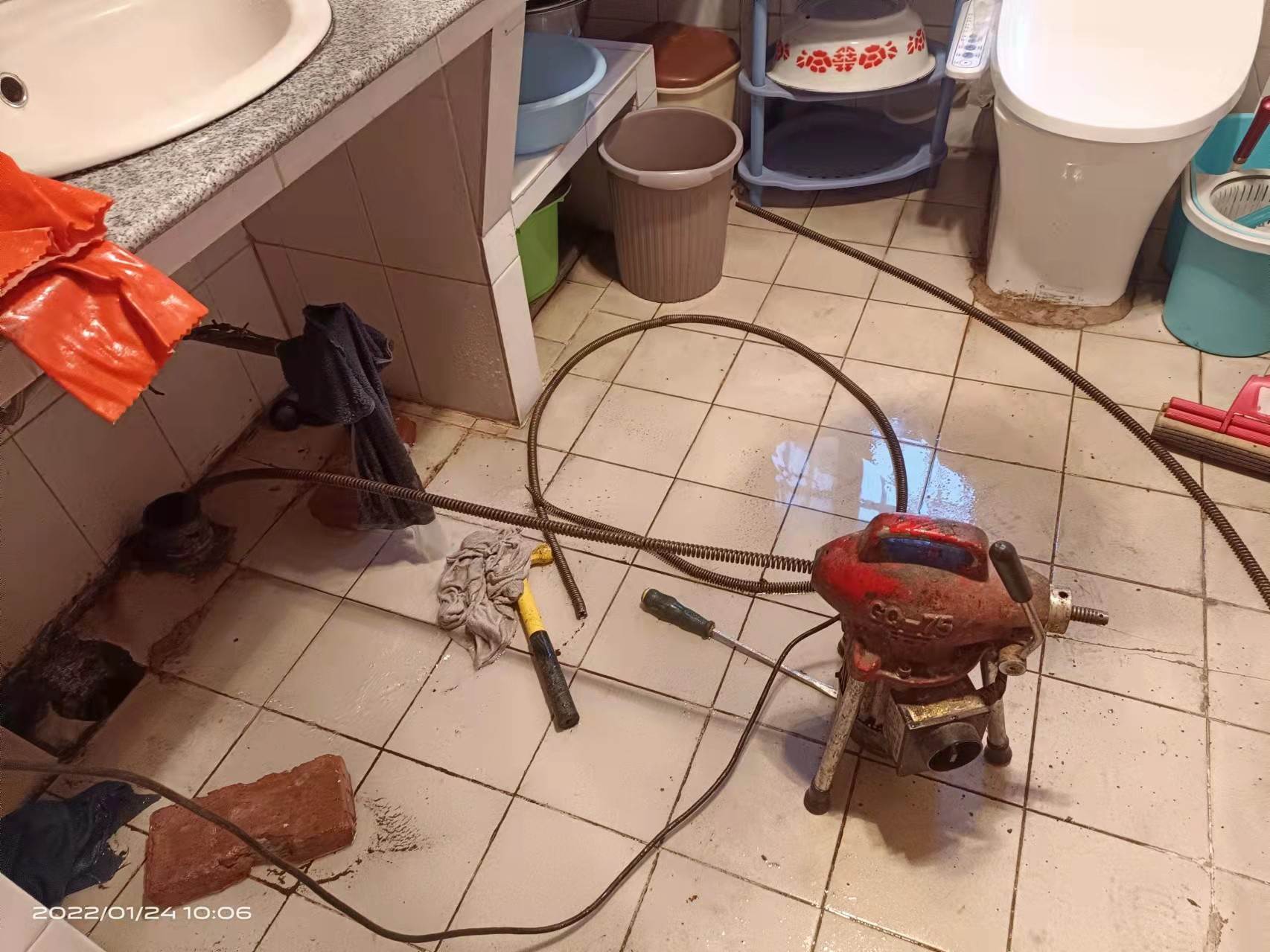 绥棱疏通厨房下水道,地漏疏通